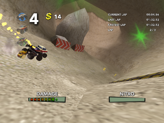 Monster Trux Extreme screenshot 2 for Playstation 2